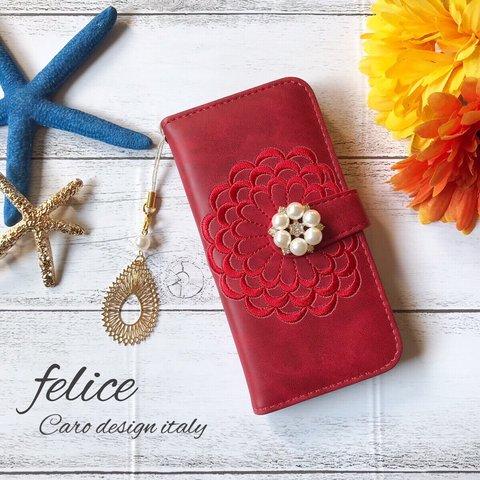 【新作】iphone 7plus手帳型iphoneケース 刺繍