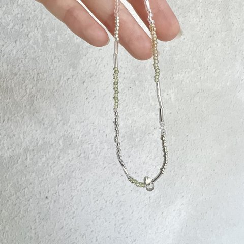 clear stone necklace