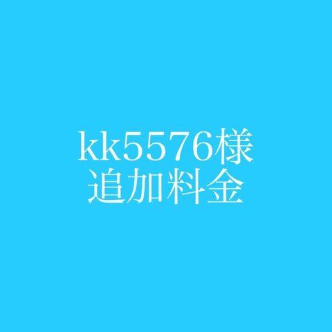 kk5576様専用ページ