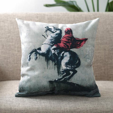 クッションカバー Banksy バンクシー NAPOLEON jubileecushionba042