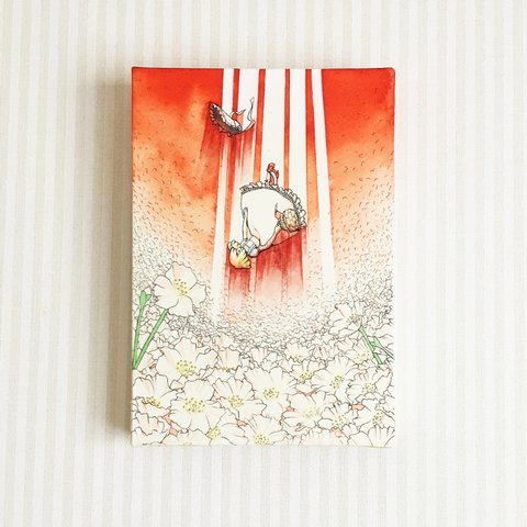 『ケシの花畑』　原画　SMサイズ