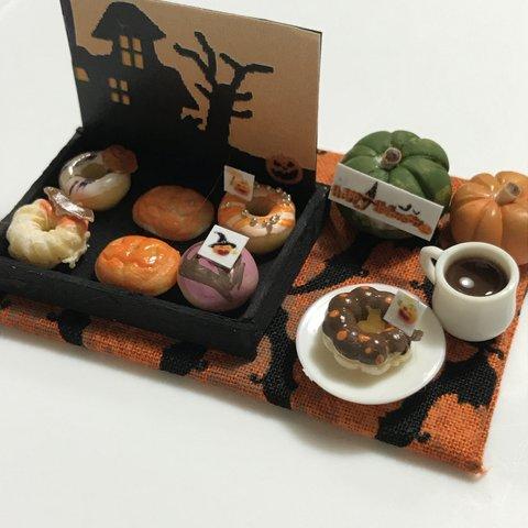 hand made ミニチュアドールハウス再販Halloweenドーナツ