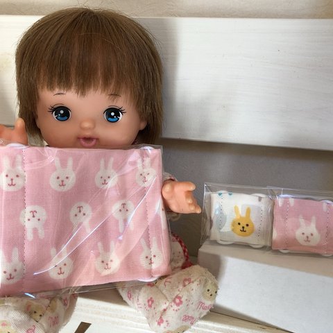 お人形とお揃い(^^♪幼児用マスクとお人形マスク２枚
