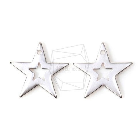 PDT-925-MR【2個入り】スターアウトラインペンダント,Star Outline Pendant