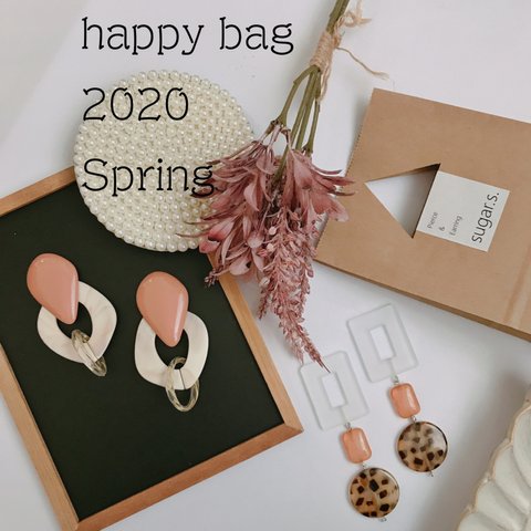 minneのハッピーバッグ＊2020Spring＊cute〈アレルギー対応、イヤリング変更可能〉