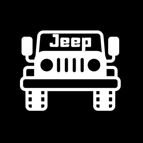 【キレイに剥がせる】 Jeep ステッカー　 車　シール　ジープ