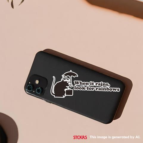 送料無料★Umbrella Rat アンブレラ ラット◆シールステッカー｜10×4cm｜ 超防水｜UVカット/S187