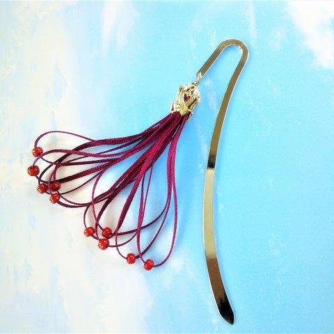 【1点物】Red Tassel Book Marker