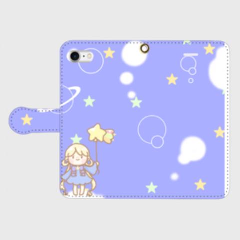 星と女の子のiPhone8ケース