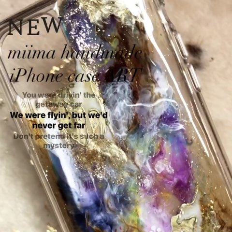 1点物≫ Handmade painting iPhone11pro 耐衝撃ケース★2020-003