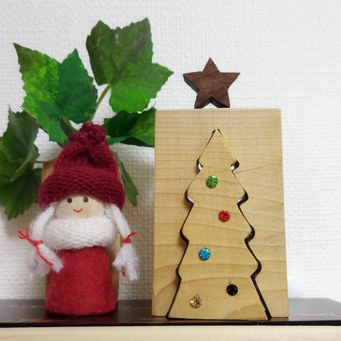 ラインストーンのクリスマスツリー A