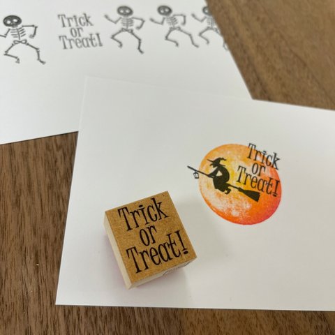 【Halloween】Trick or Treat！ 文字スタンプ