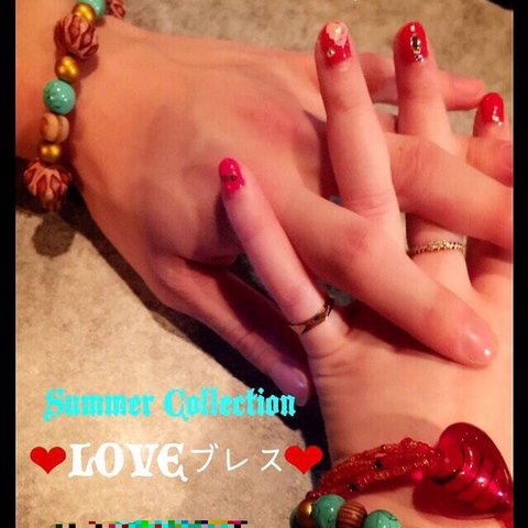 ペアーブレス    ♡SUMMER・LOVE♡  〜スクエアコレクション〜