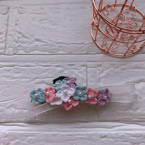 紫陽花のバレッタ