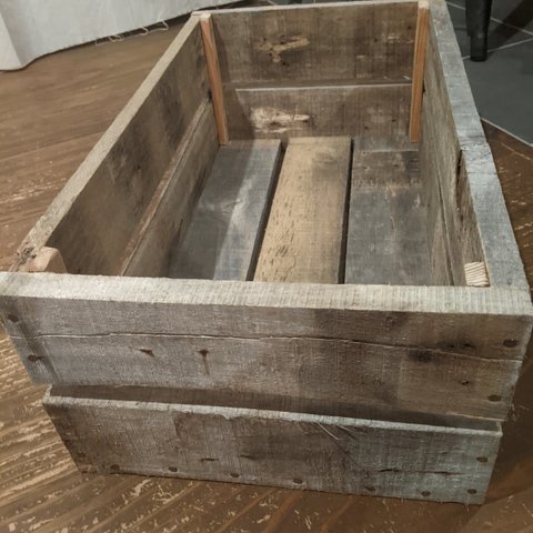 古材ウッドボックス　ヴィンテージ　アンティーク　木箱