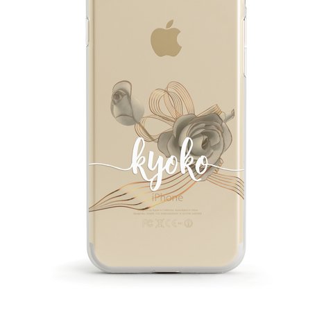 【名入れ可】My Perfect Wedding クリアソフト ケース  [ iPhone5～iPhone13 mini/ 13/ 13 Pro/ 13 Pro Max & Samsung ]