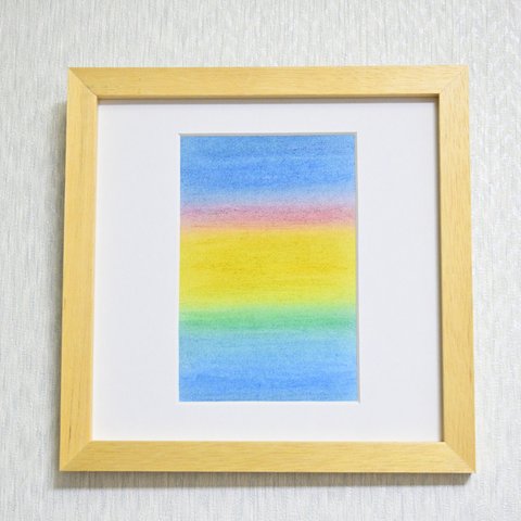 『海のひかり-1-』　原画　絵　アート　インテリア 額付