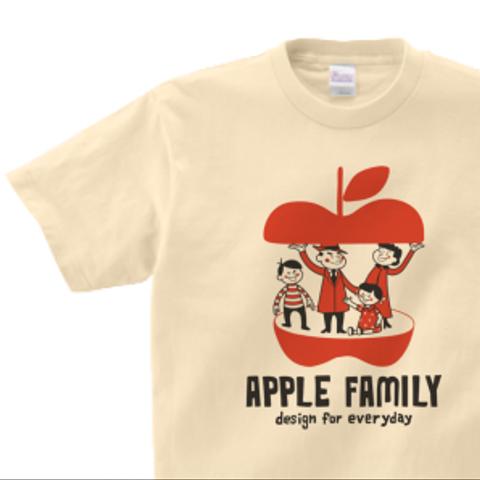 APPLE FAMILY 　WM～WL•S～XL Tシャツ【受注生産品】
