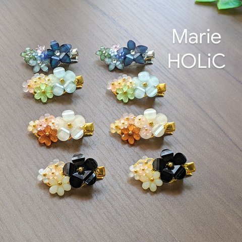 🌼*･森の花畑ヘアピン🌼*･【値下げ済み】