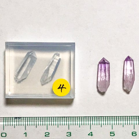 4 小 ベラクルスアメジスト 2種セット シリコンモールド