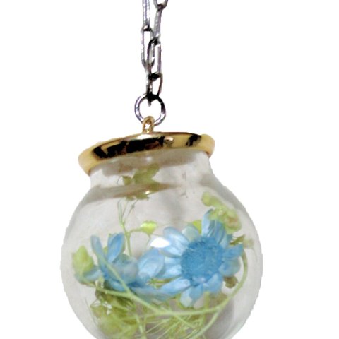 Flower dome necklace