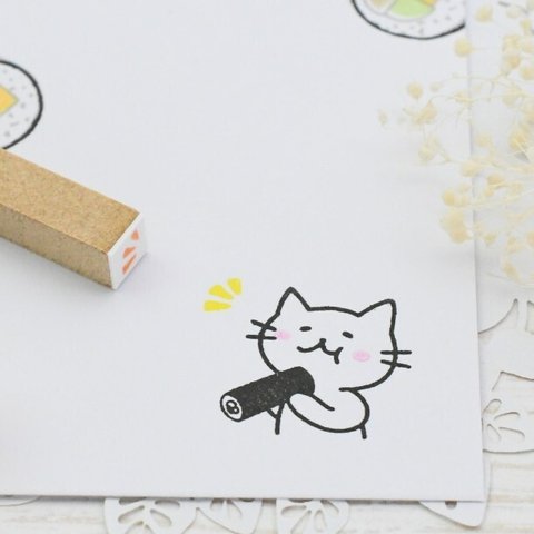 わっ！ミニミニはんこ    猫ちゃんのリアクションはんこ