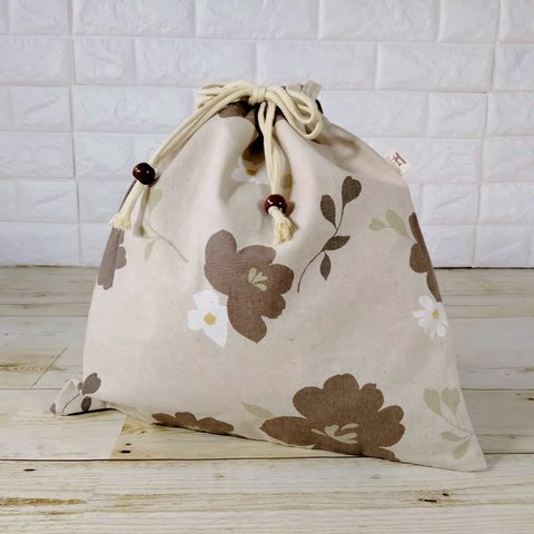 【Bloom/brown】Mサイズバッグ用のインナー袋