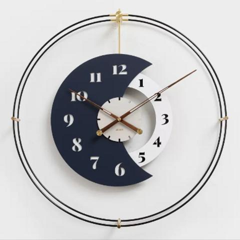 Mandelda 北欧 芸術 掛け時計 アイデア時時計壁 シンプル