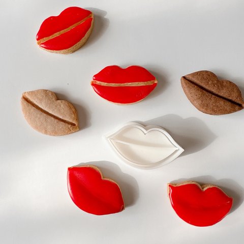 バレンタイン💋唇クッキー型