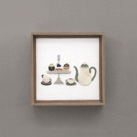 tea time ( 原画 / 72 × 72 mm )