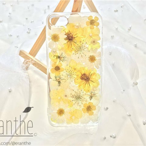 押し花 満載 スマホケース  / 押し花ケース / スマホケース / iPhone / Xperia / Galaxy / AQUOS