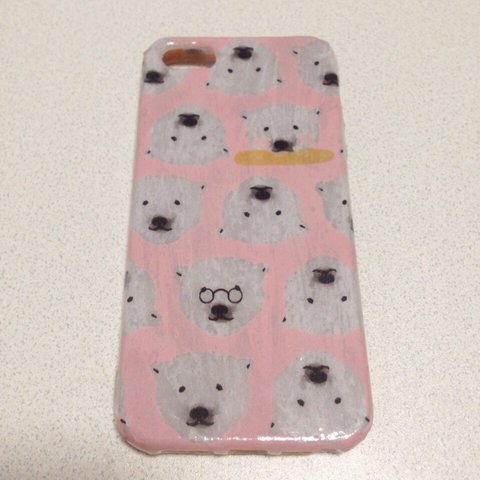 【再販3】iPhone5/5s/SEケース(しろくま柄)😊