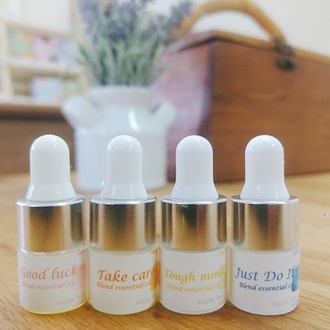 Waiスペシャルブレンド精油1ml×４種セット