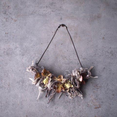 【一点物】bouquet necklace_藤煤竹