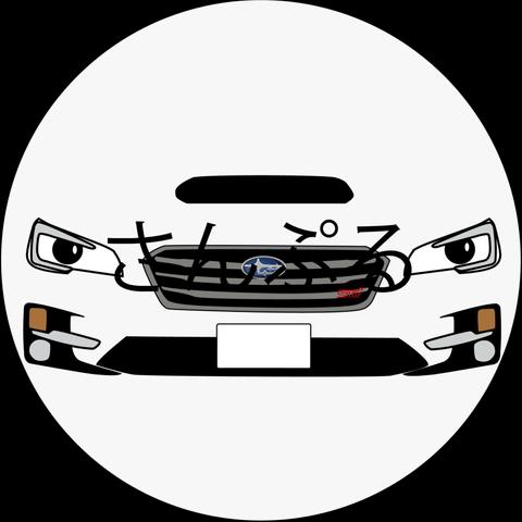 スバルレヴォーグSTI　アイコン用イラスト