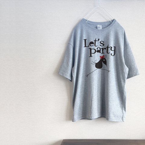 Let's Party　Tシャツ（グレー）