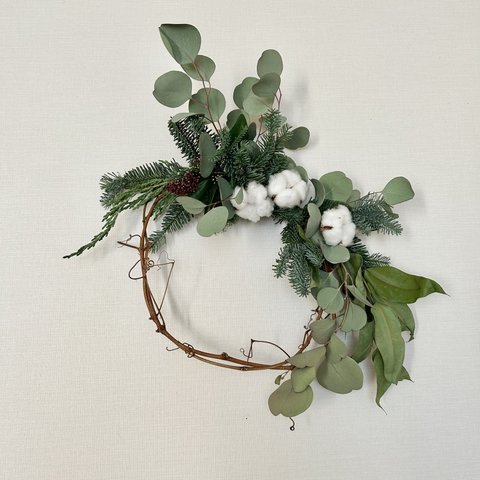 green wreath