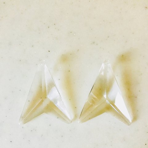Vintage Crystal Faceted Arrow Pendant Tops 《5786》