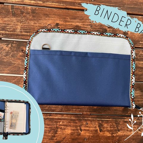 --✳︎BINDER BAG✳︎--＜ブルー＞