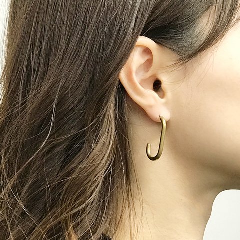 Modern Retctangle ピアス【ete55】