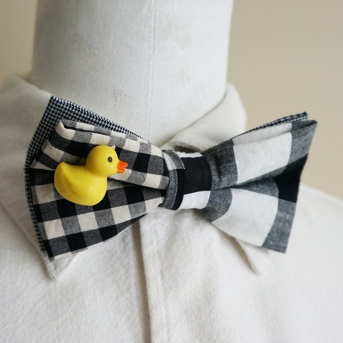 2WAY BOWTIE(block*gingham-duck)