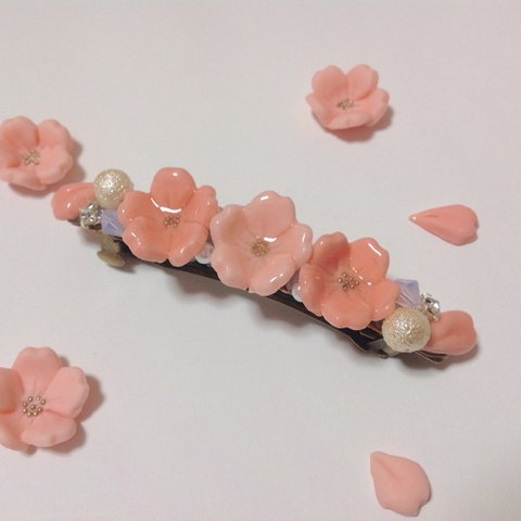 桜のバレッタ