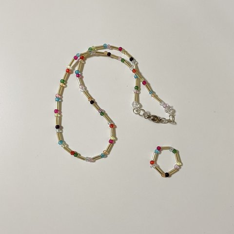 colorful beads necklace