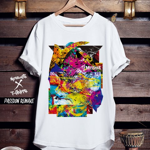 ロックアートTシャツ「PASSION REMAKE」