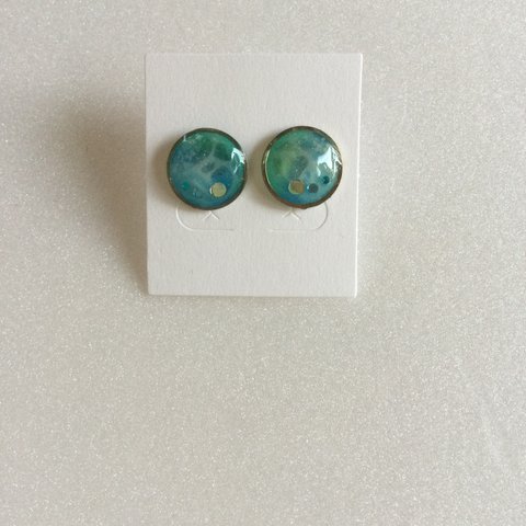 海色ブルーピアス🌊