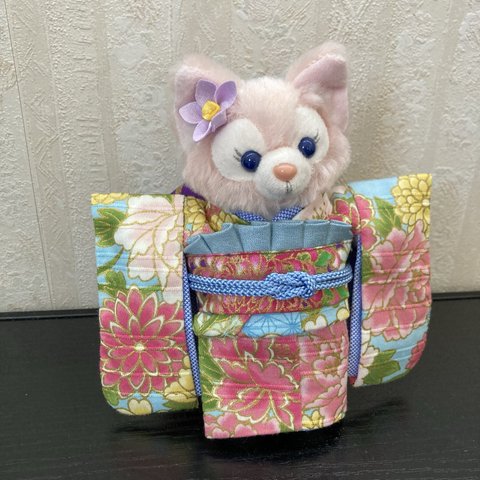 リーナベル　ぬいぐるみバッチサイズ　着物