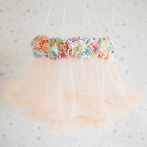 Flying Wreath ***bobbin merletto merry-go-round sherbet color