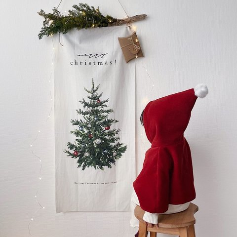Christmas  tapestry / natural christmas tree | コットンリネン | クリスマス | ツリータペストリー