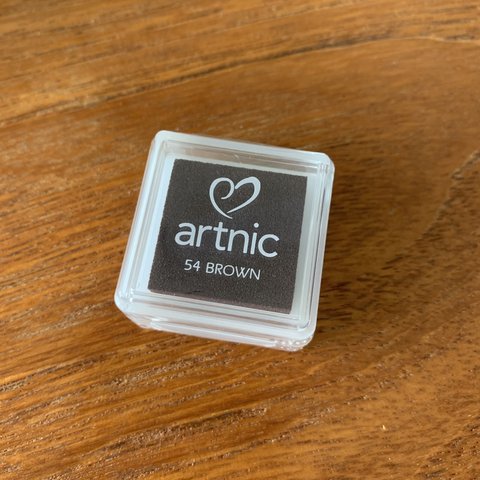 スタンプインク　茶色　ブラウン　ツキネコ　artnic 54 BROWN