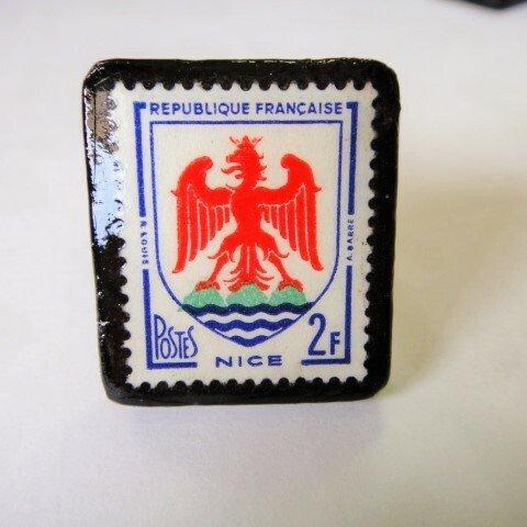 フランス　 切手リング1426
